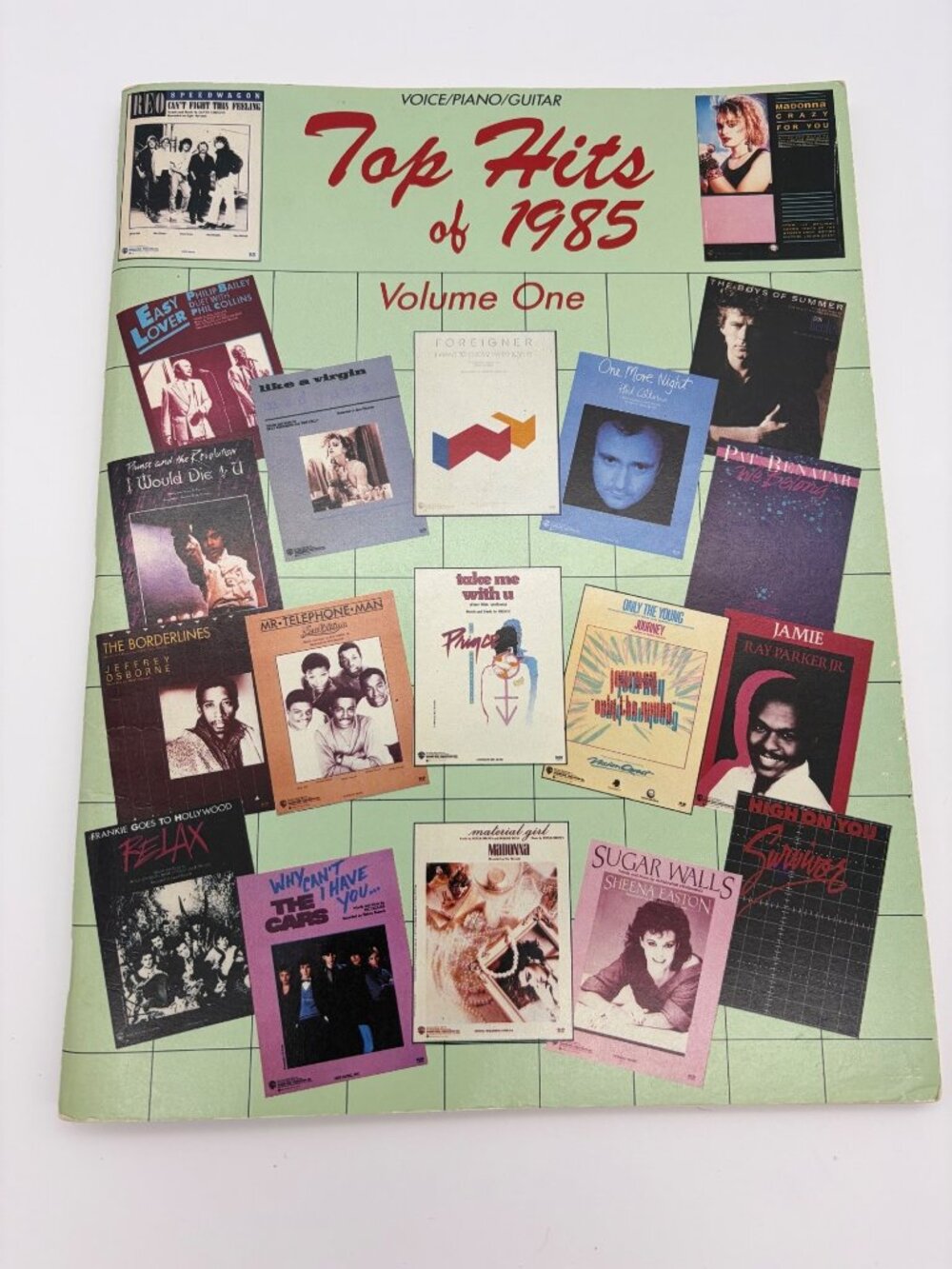 Top Hits Of 1985 Vol 1 Sheet Music Songbook Madonna Prince Guitar Warner Bros